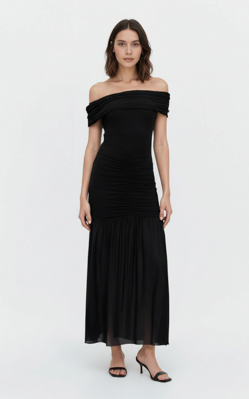 Milk Silk Polyester (polyester fiber) Party Style Dresses SZE-00078