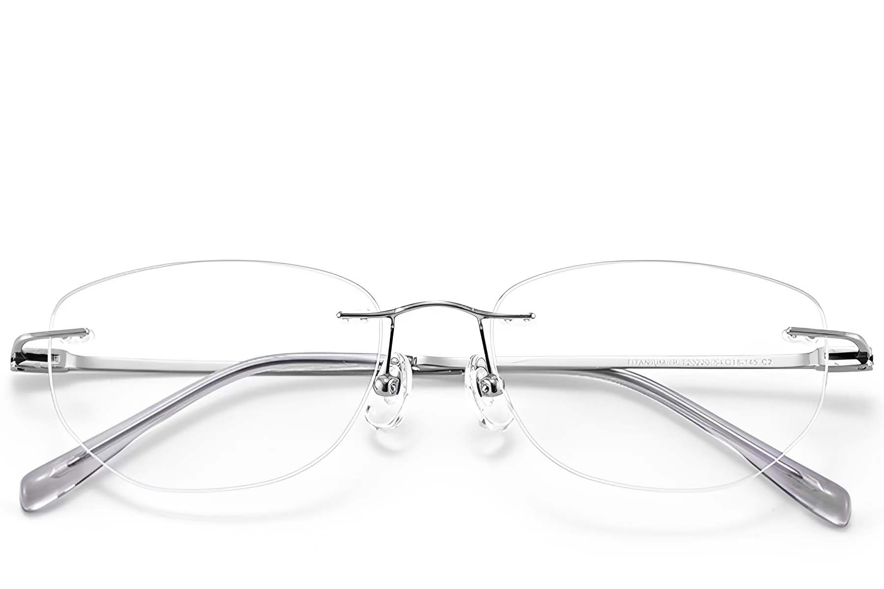BS423-0341_Silver_Invisible_Titanium_Glasses_front