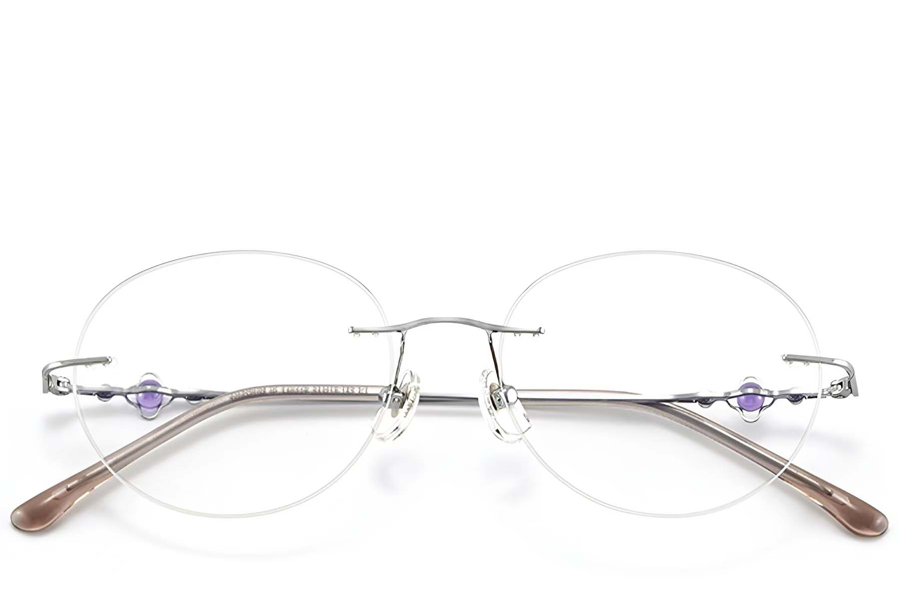 BS423-0349_Silver_Invisible_Titanium_Glasses_front