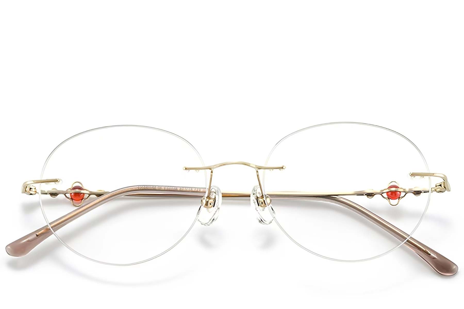 BS423-0351_Golden_Invisible_Titanium_Glasses_front