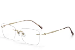 BS423-0355_Golden_Invisible_Titanium_Glasses_front