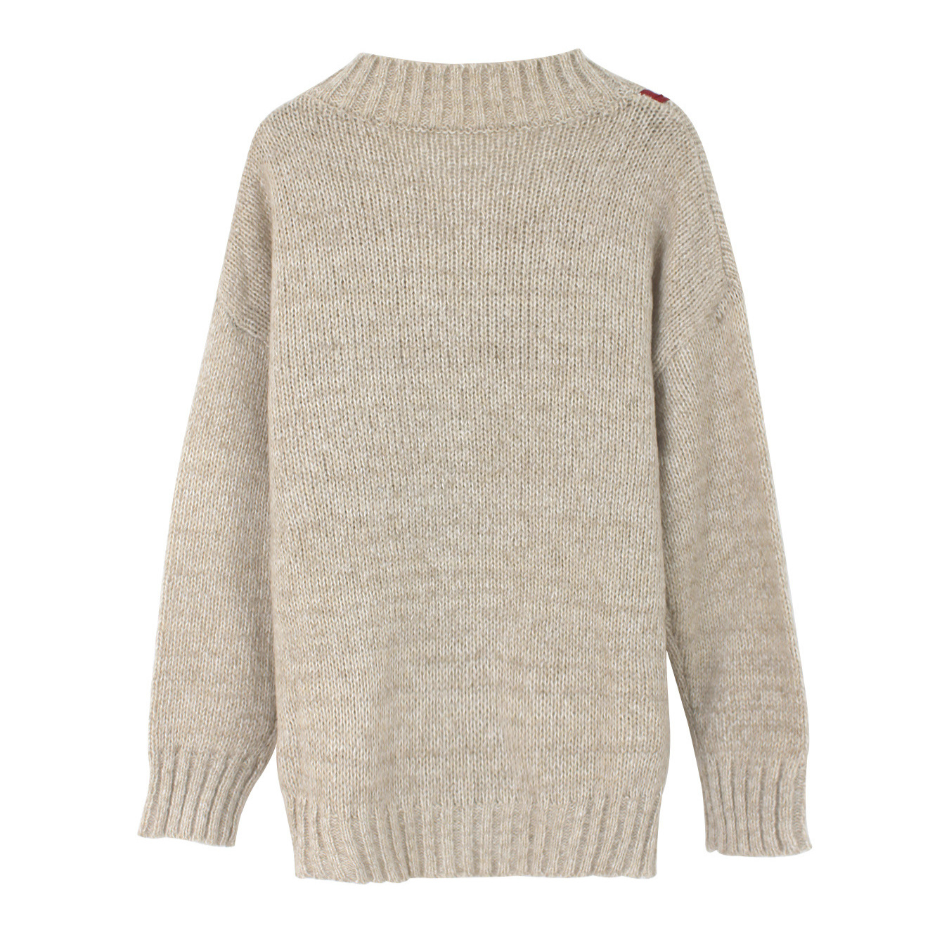 Knit V-Neck Ribbon Sweater Top - European & American Style SSU-00092