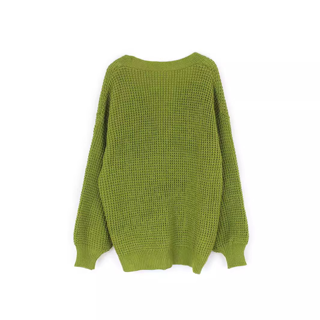 Women's Knit Cardigan Sweater Long Sleeve Open Front Outerwear Winter