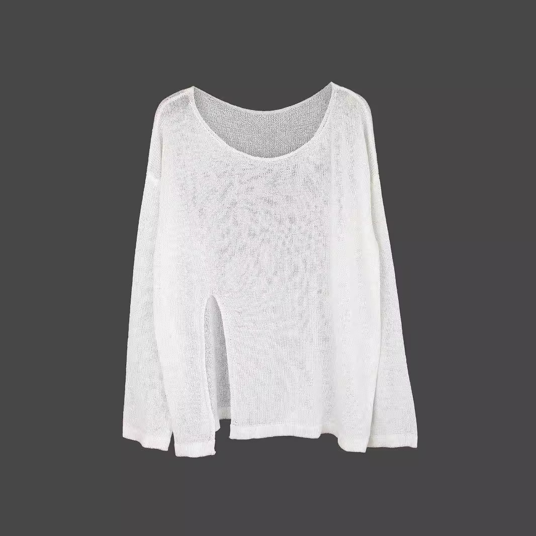 Women's Lightweight Sweater Off Shoulder Long Sleeve Top Spring Summer SSU-00110