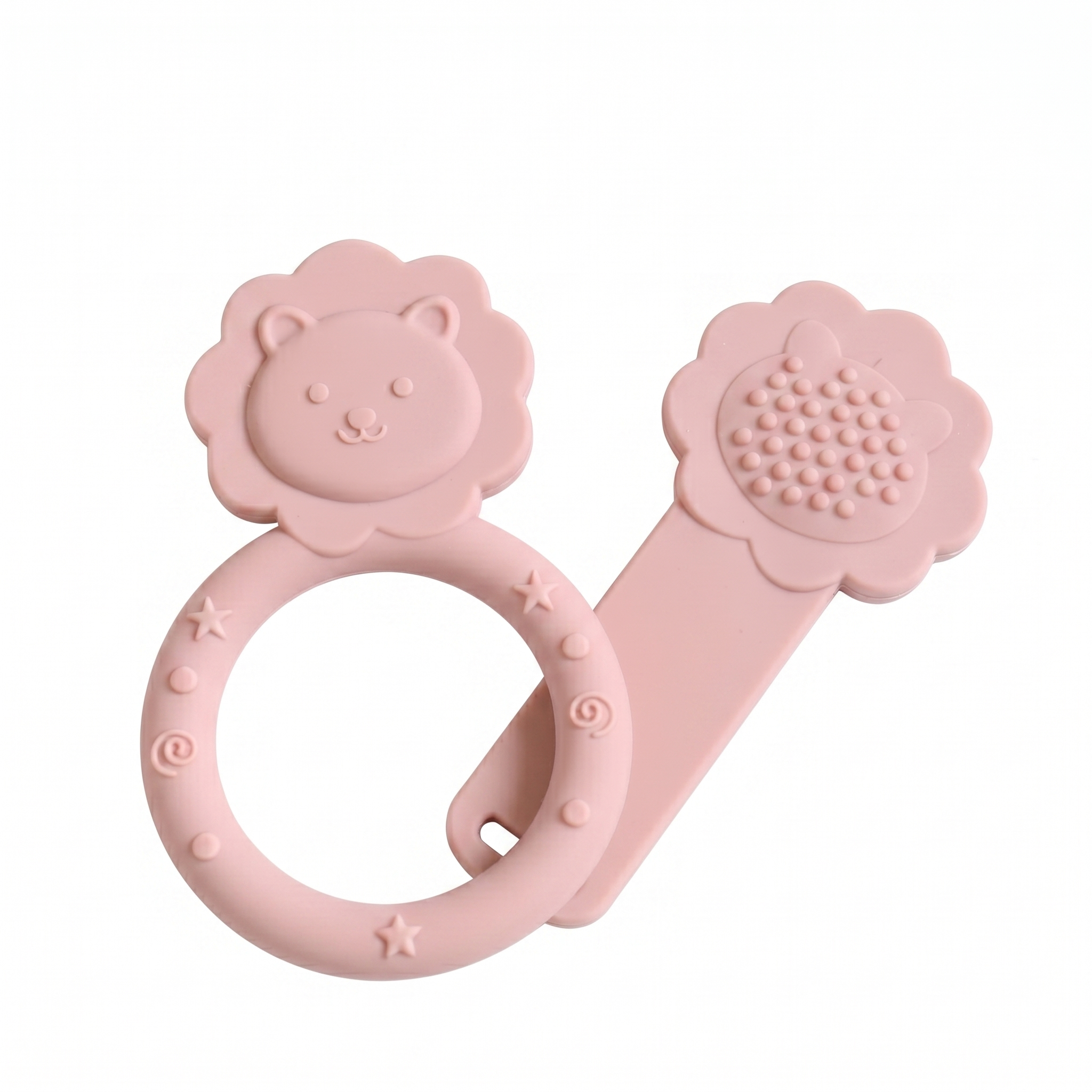 Set di massaggiagengive in silicone Baby Lion - Lenisce le gengive del neonato