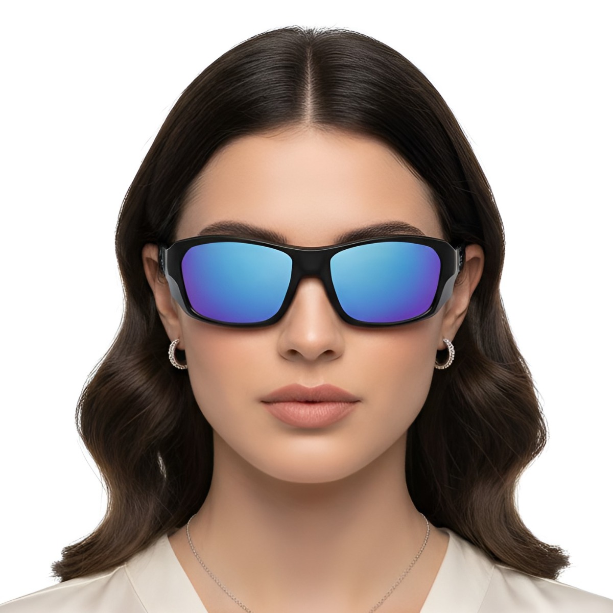 BS0205-0066_Purple_Rectangular_TR90_Sunglasses_model