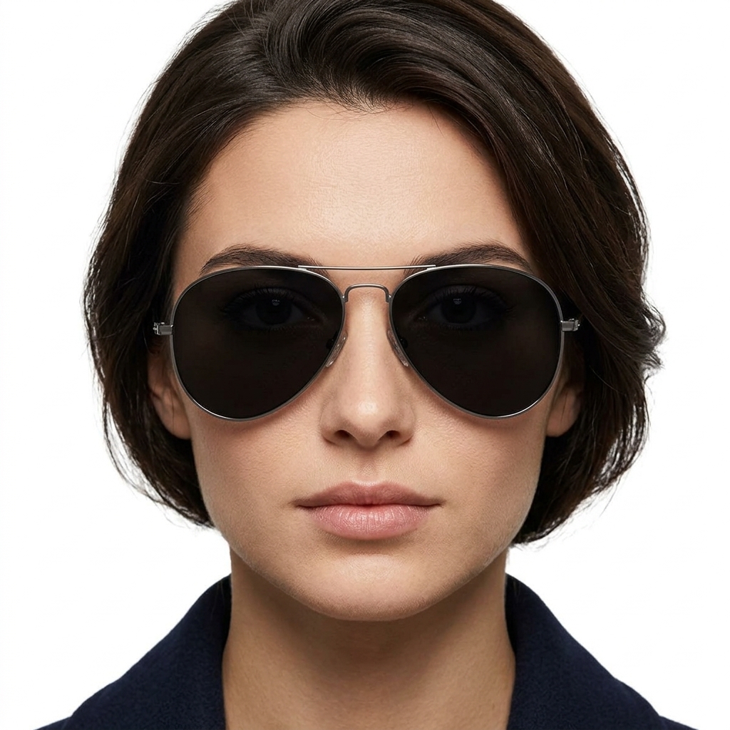 BS2012-1452_Grey_Aviator_Metal_sunglasses_model