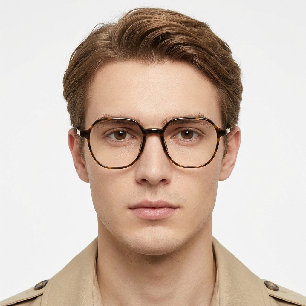 BS0423-0185_Tortoiseshell_Geometric_TR90_Glasses_model