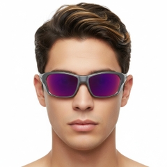 BS0205-0069_Grey_Rectangular_TR90_Sunglasses_model