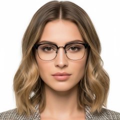 BS1913-0196_Black_Semi-rimless_TR90_Glasses_model