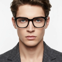 BS0620-0063_Black_Rectangular_TR90_Glasses_model
