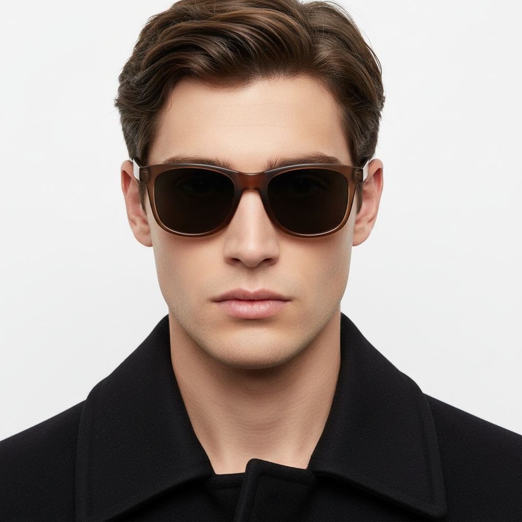 BS0205-0027_Brown_Rectangular_Plastic_Sunglasses_model