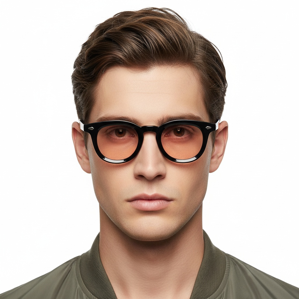 BS2503-0278_Black_Oval_Plastic_Sunglasses_model