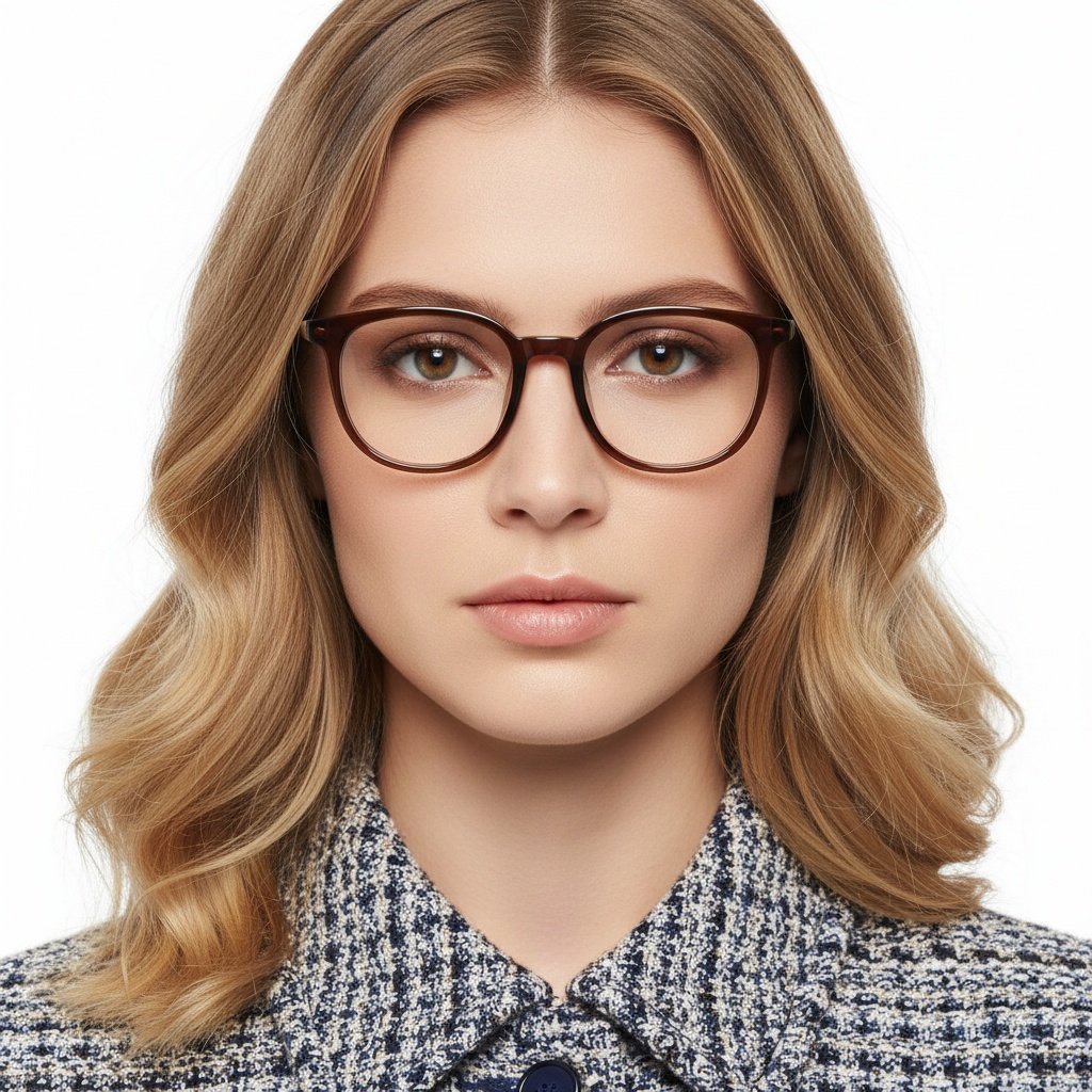 BS0420-0414_Brown_Oval_TR90_Glasses_model