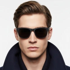 BS0205-0012_Black_Rectangular_TR90_Sunglasses_model