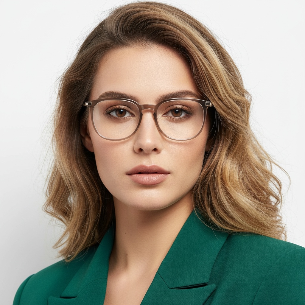BS0218-0359_Brown_Oval_Titanium_Glasses_model
