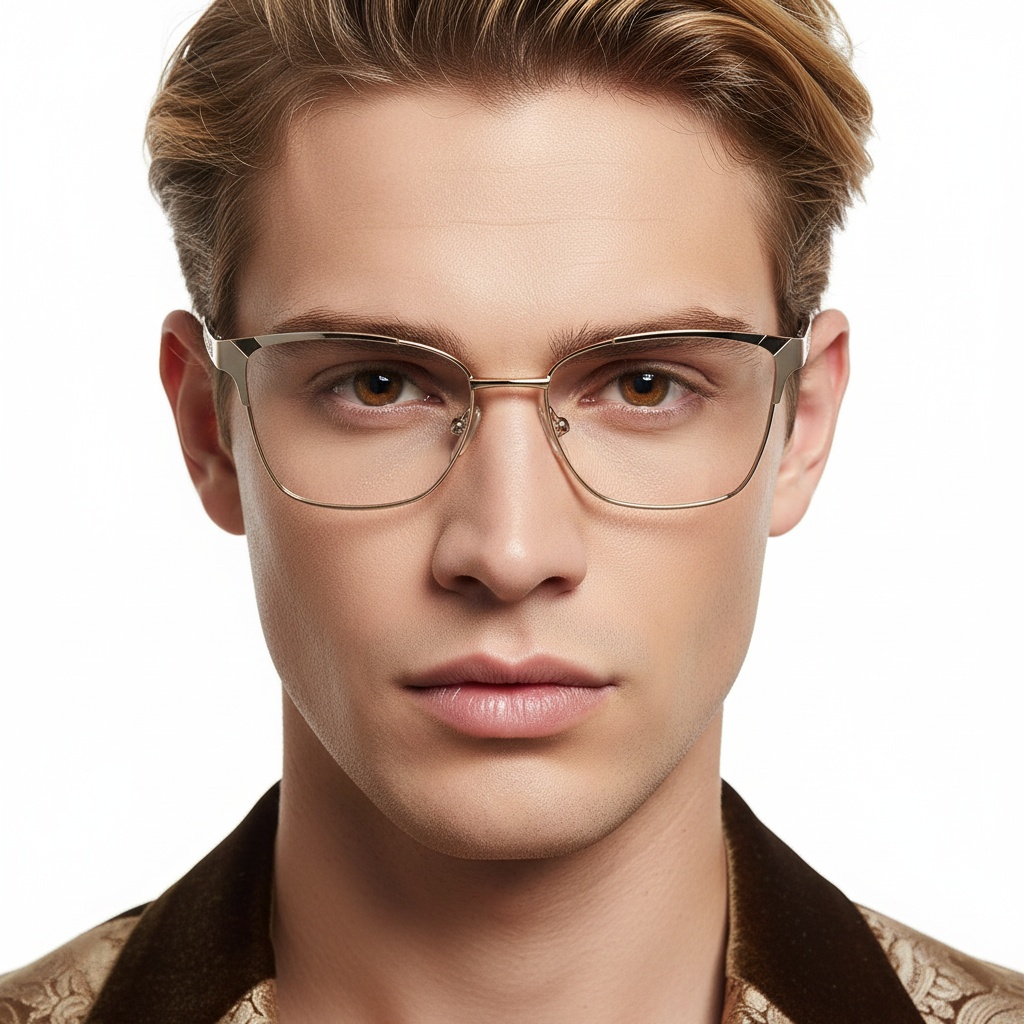 BS2425-1196_Cream_Butterfly_Metal_Glasses_model