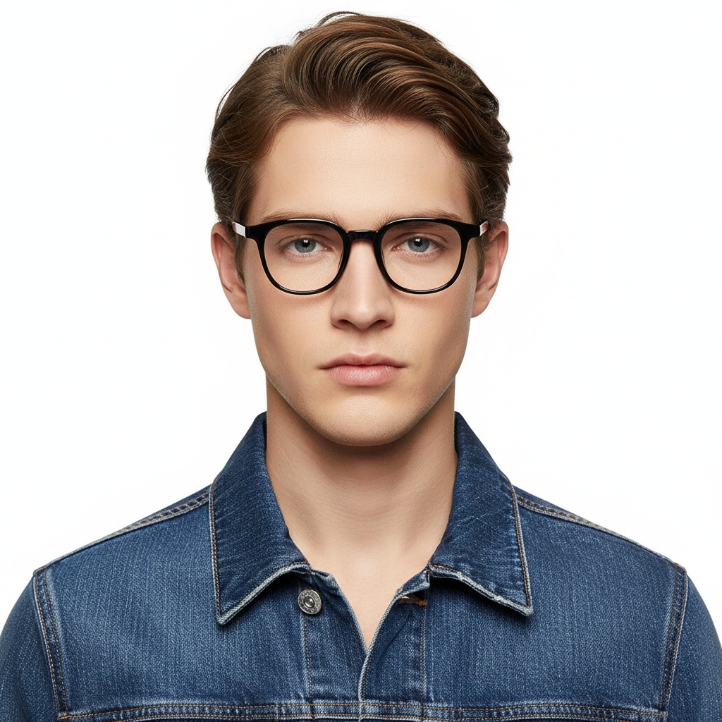 BS1924-0285_Black_Rectangular_TR90_Glasses_model
