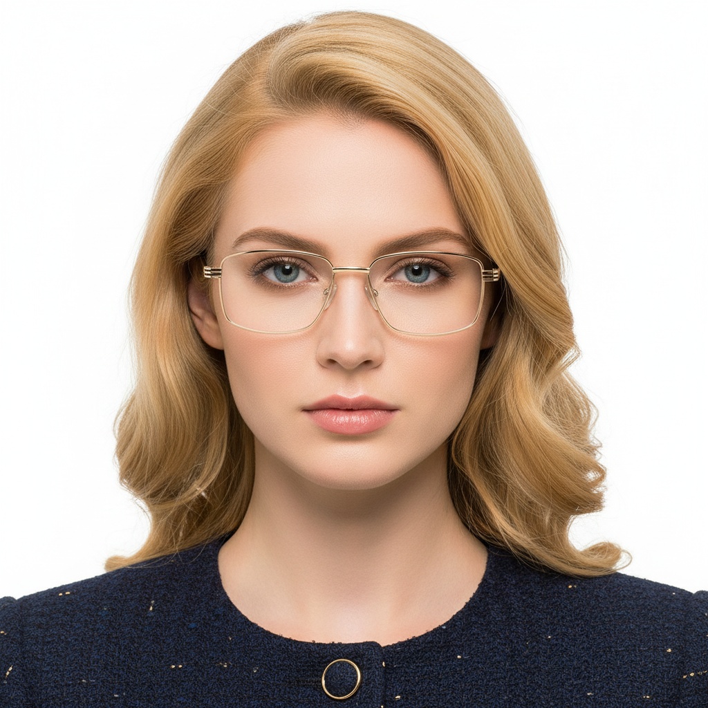 BS2012-0996_Golden_Rectangular_Metal_Glasses_model