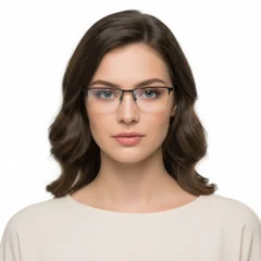 BS1913-0592_Black_Semi-rimless_Titanium_Glasses_model