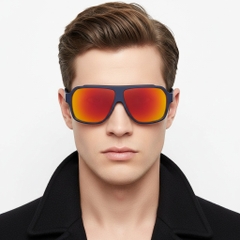 BS0205-0021_Orange_Aviator_TR90_Sunglasses_model
