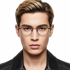BS0218-0025_Brown_Oval_Titanium_Glasses_model