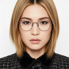 BS0218-0025_Brown_Oval_Titanium_Glasses_model