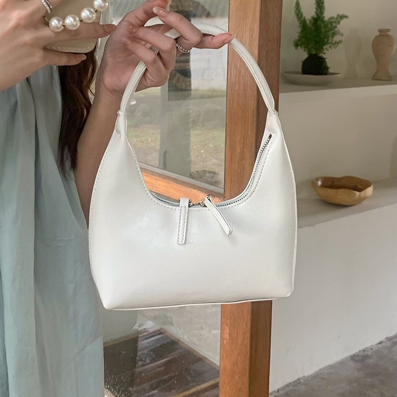 Chic Metallic Hobo Bag - Shoulder Purse for Women