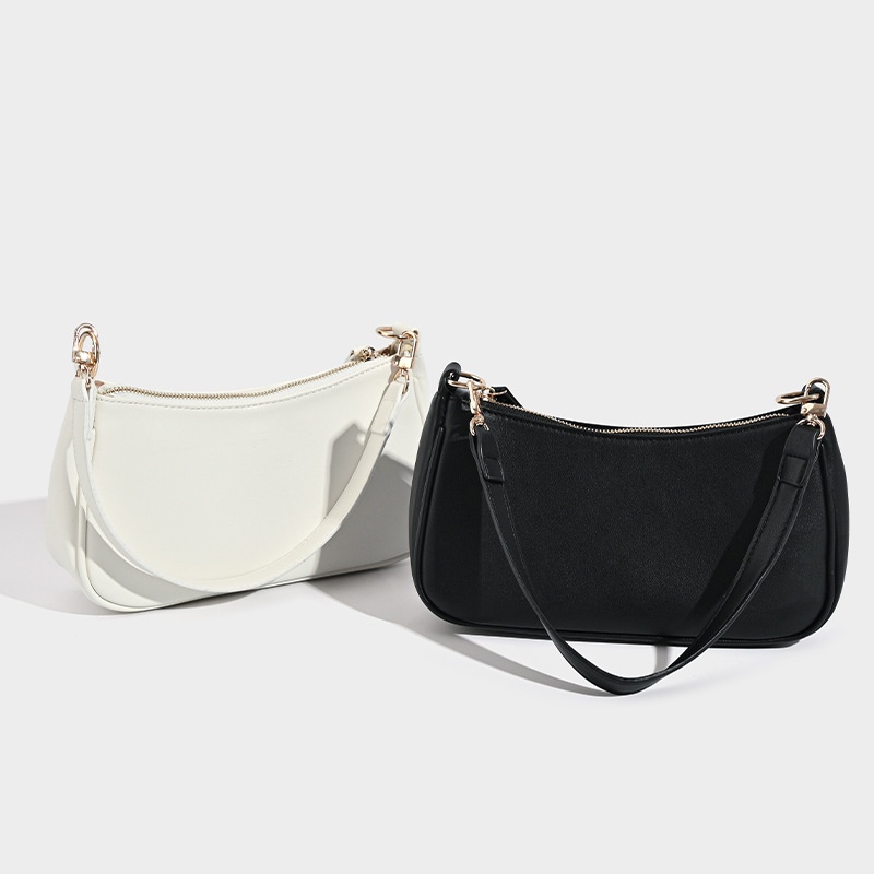 Elegante bolso de hombro de piel sintética - Estilo versátil