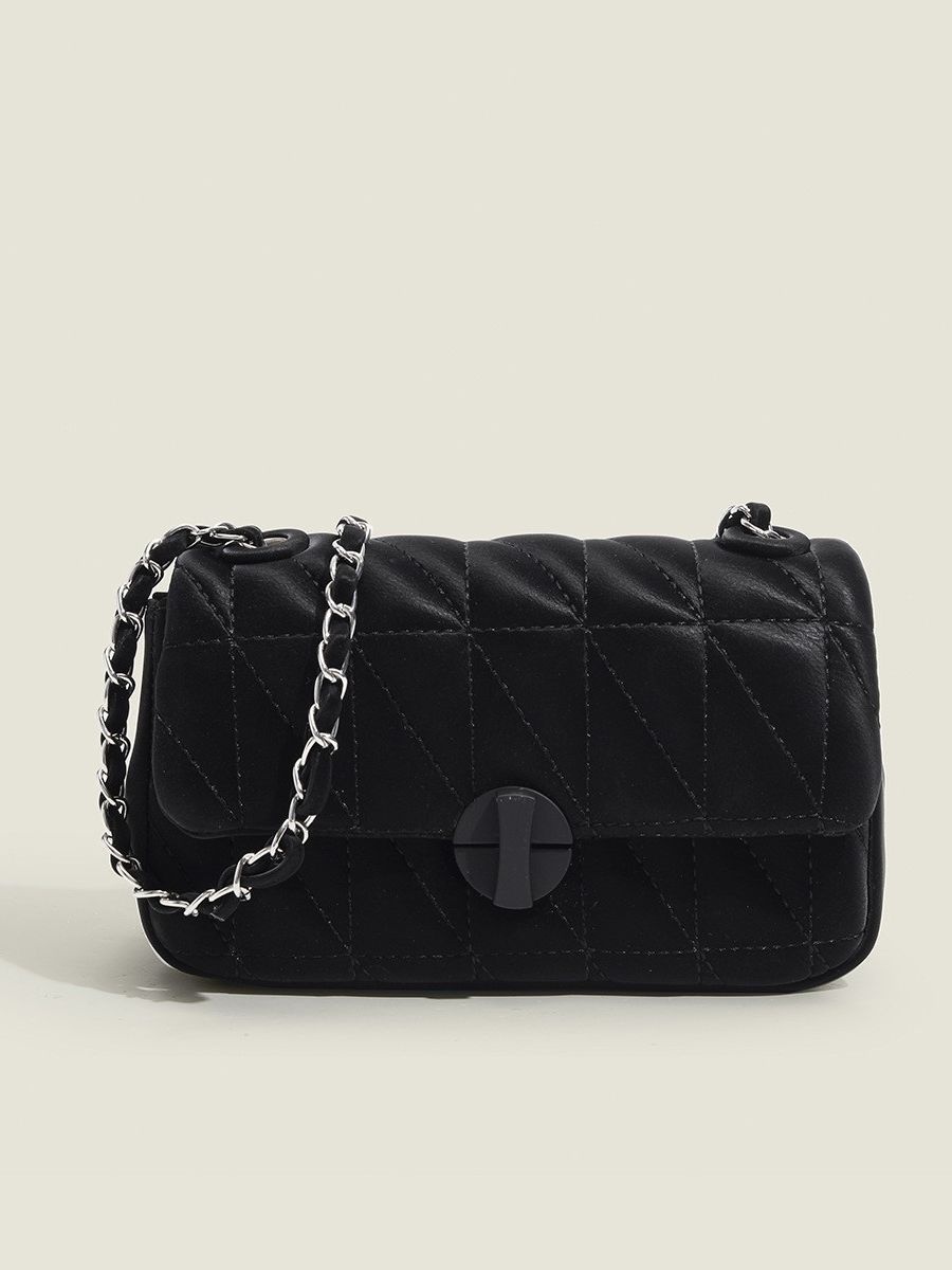 Quilted Chain Strap Crossbody Bag - Chic & Versatile