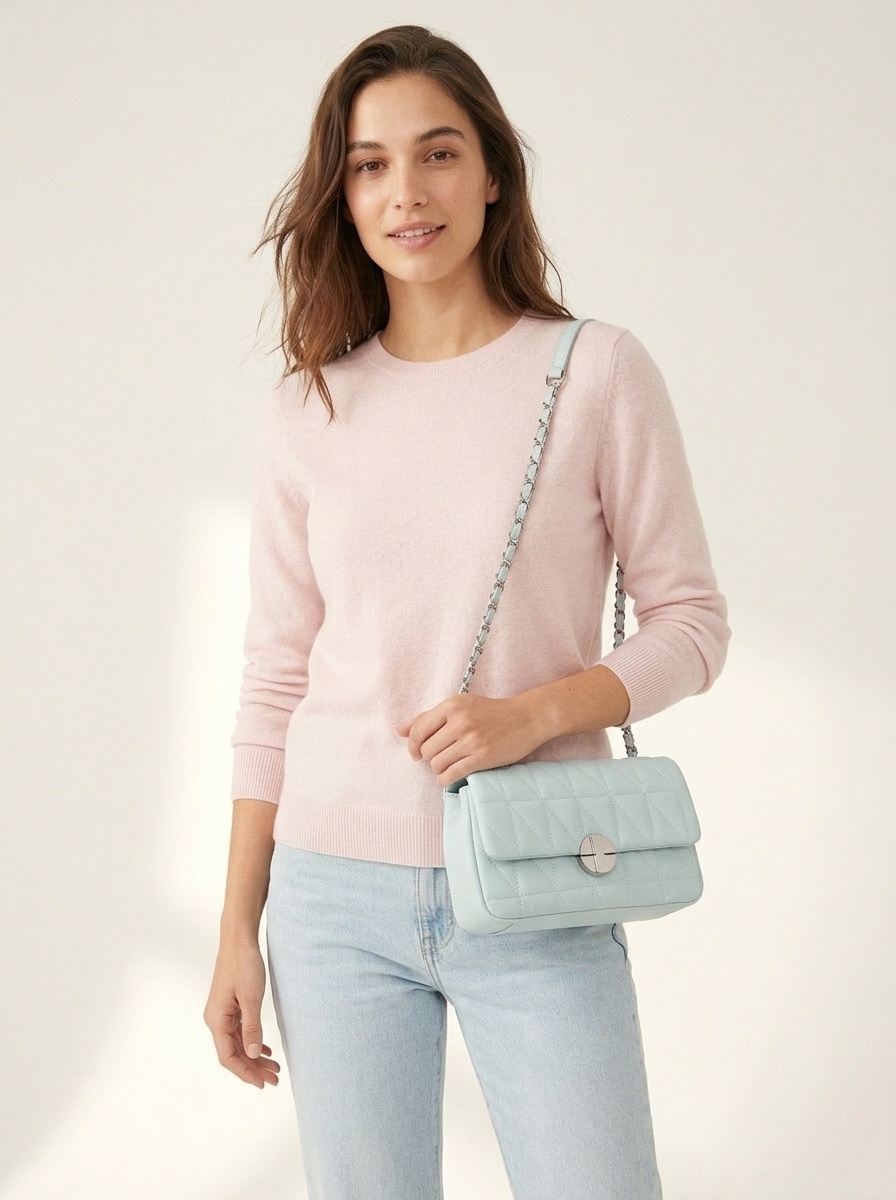 Quilted Chain Strap Crossbody Bag - Chic & Versatile