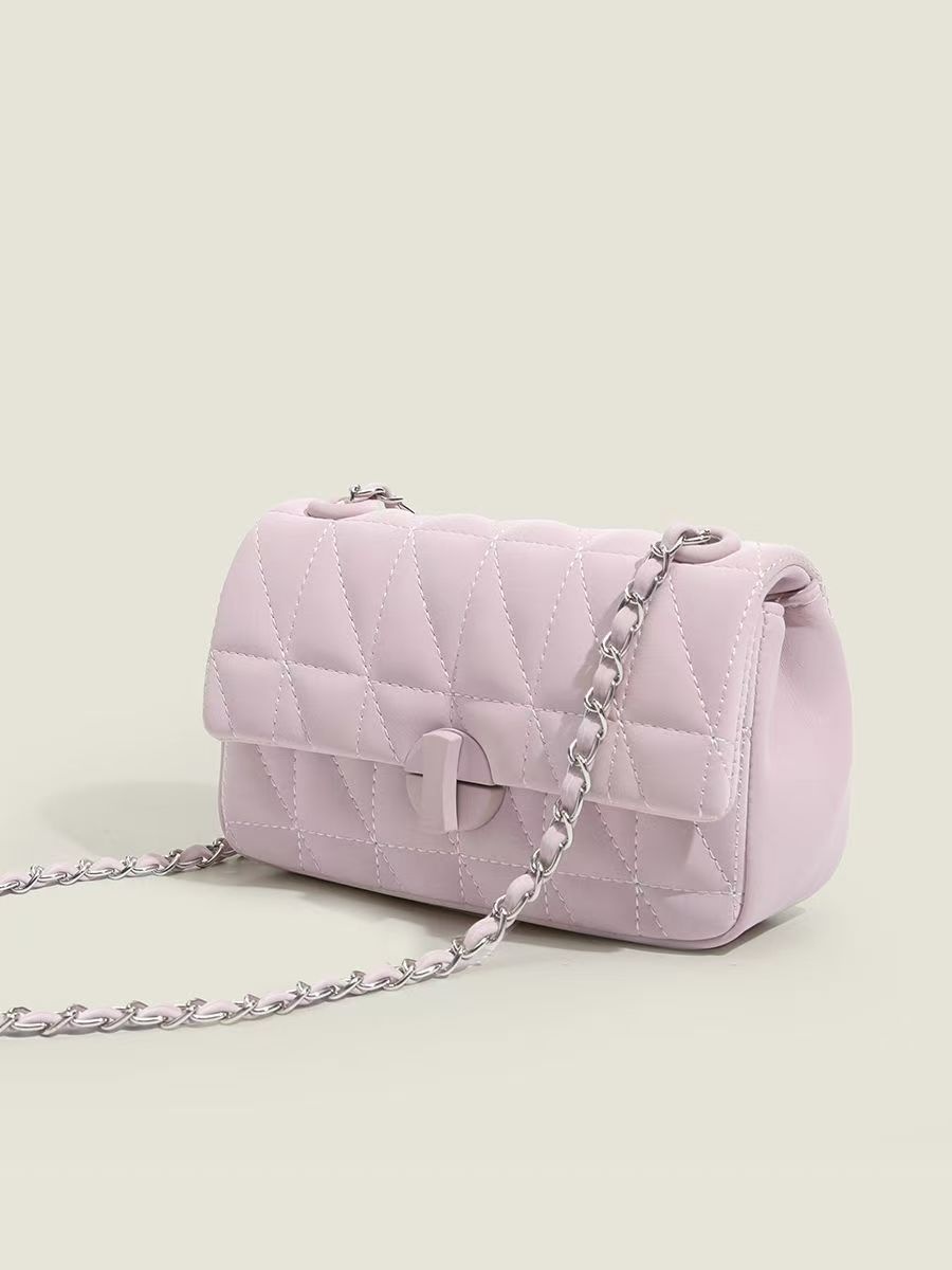 Quilted Chain Strap Crossbody Bag - Chic & Versatile