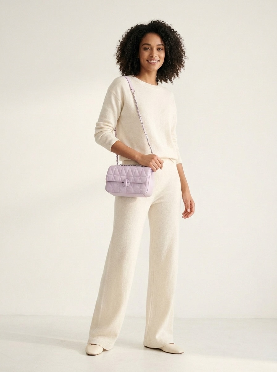 Quilted Chain Strap Crossbody Bag - Chic & Versatile