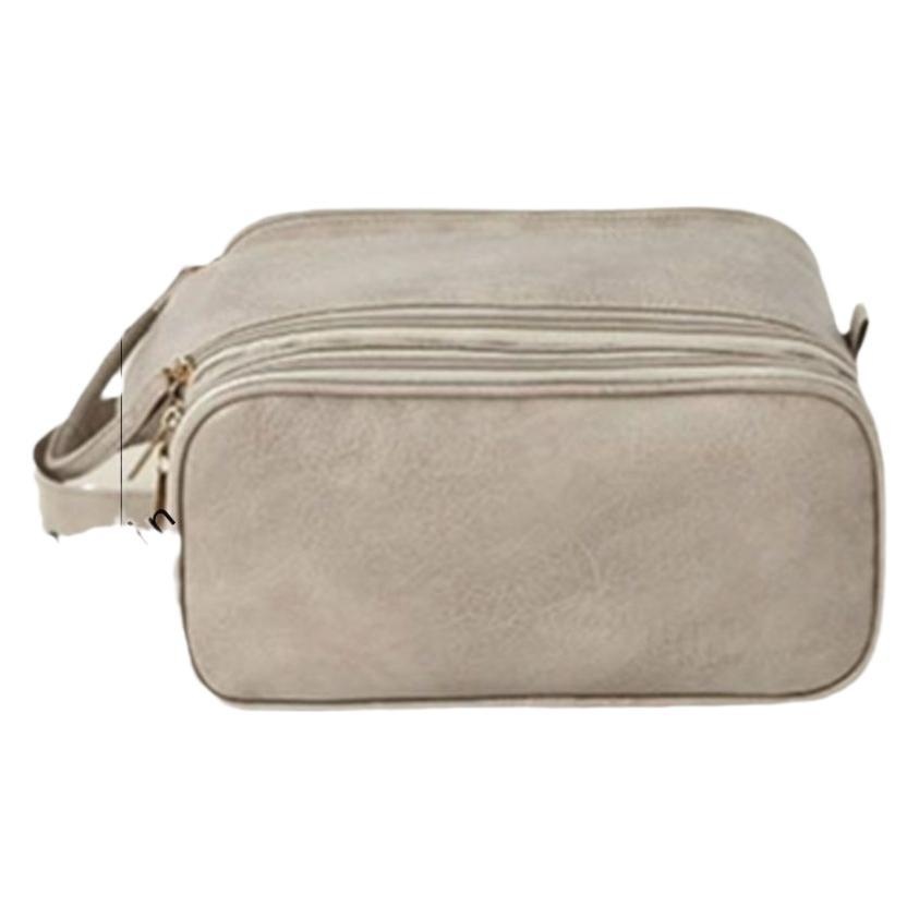 Travel Makeup Bag Organizer - Multi-Compartment Cosmetic Pouch