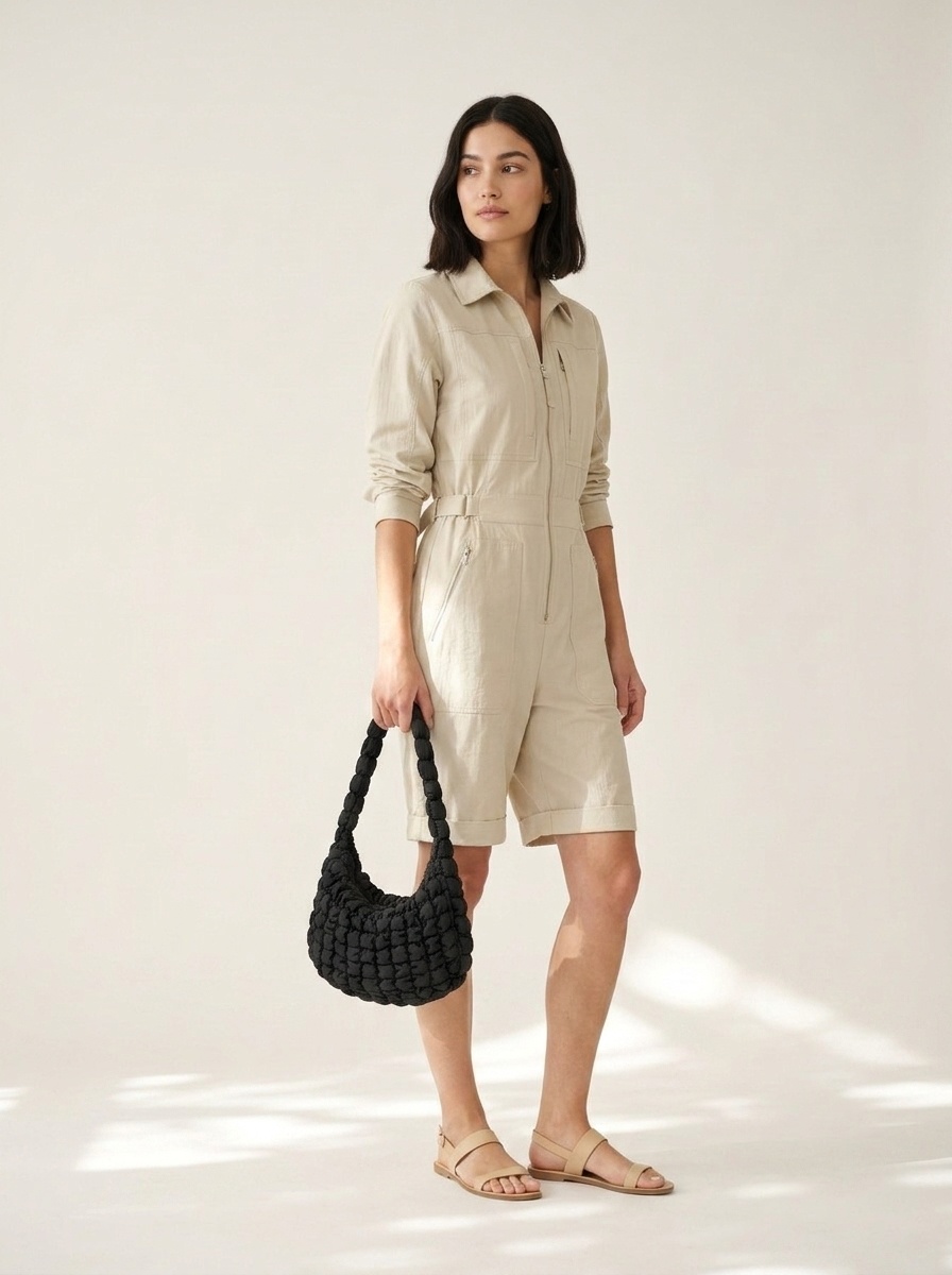 Puffy Quilted Cloud Shoulder Bag - Soft & Stylish Tote