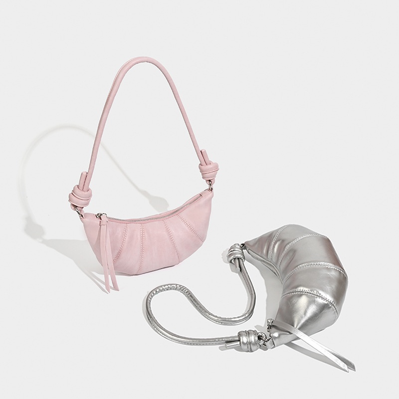 Croissant Knot Strap Shoulder Bag