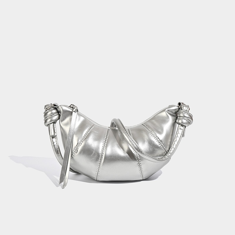 Croissant Knot Strap Shoulder Bag