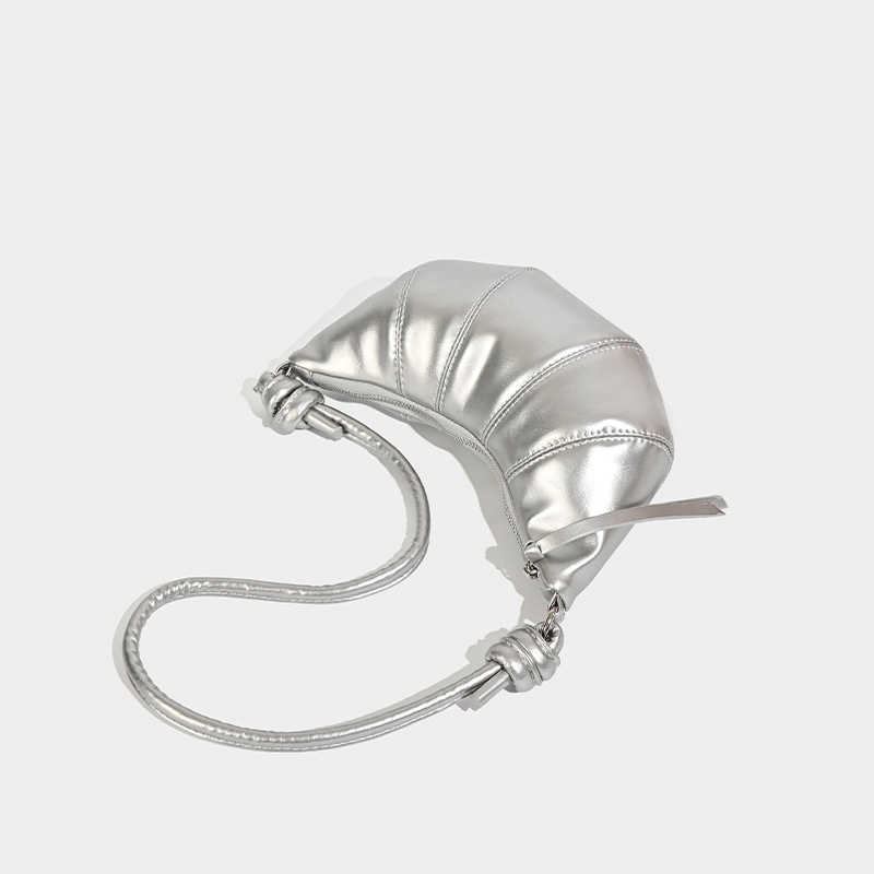 Croissant Knot Strap Shoulder Bag