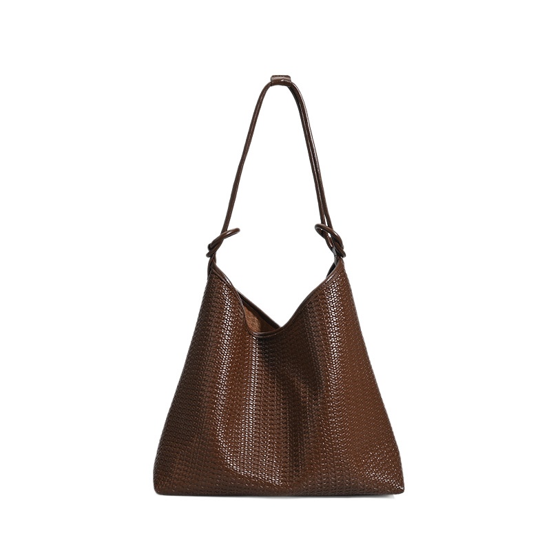 Woven Texture Tote & Crossbody Bag Set - Versatile Style