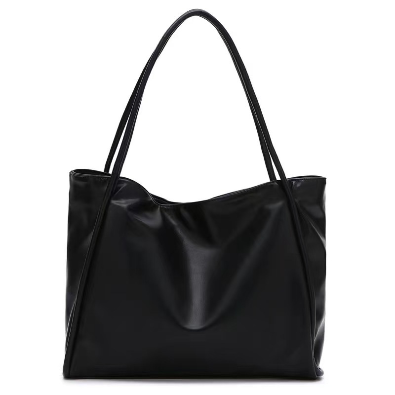 Soft Faux Leather Everyday Tote Shoulder Bag