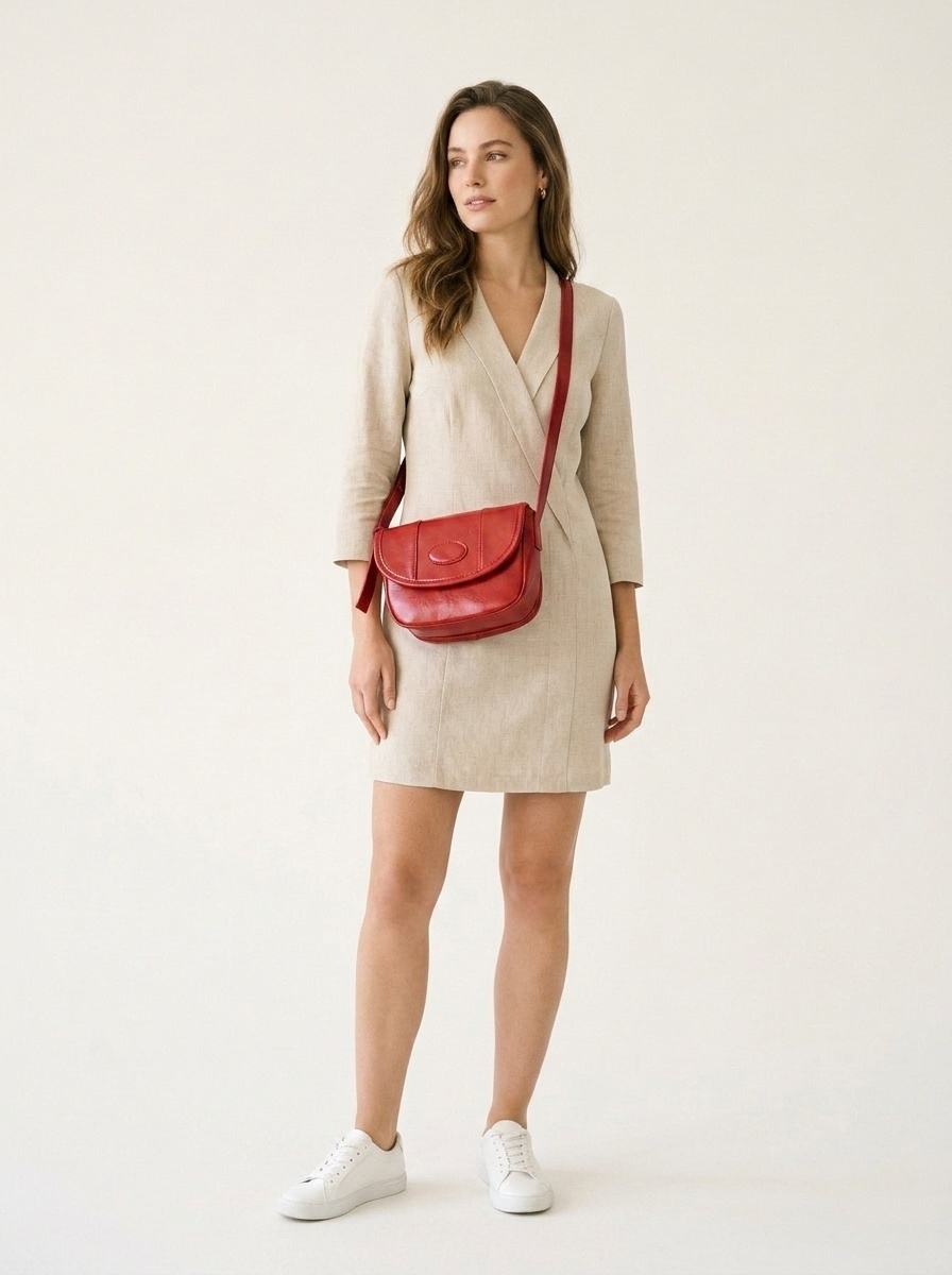 Vintage Mini Flap Crossbody Bag