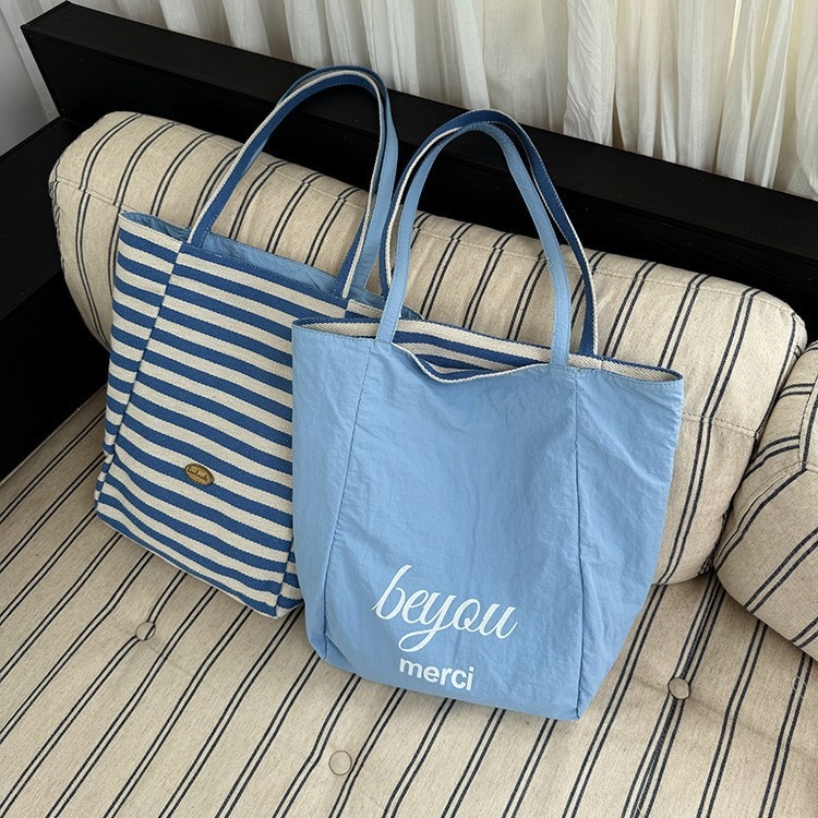 Chic Canvas & Fabric Tote Bag - Everyday Shoulder Carry