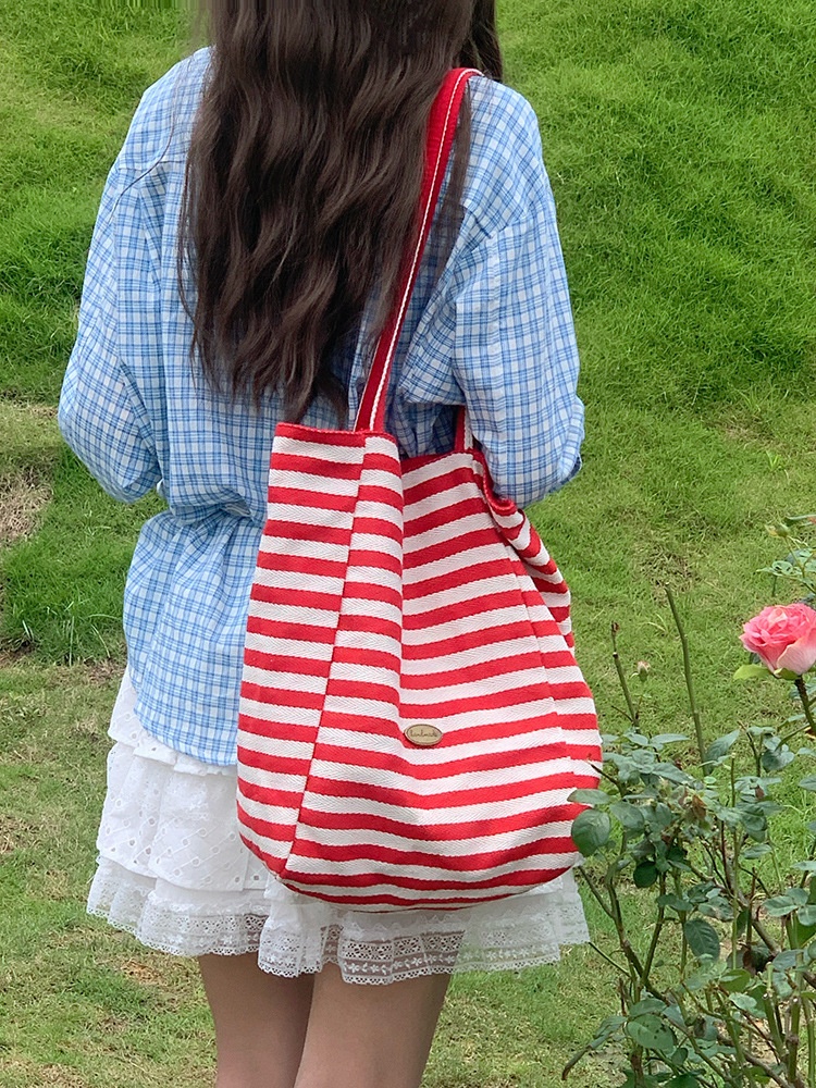 Chic Canvas & Fabric Tote Bag - Everyday Shoulder Carry