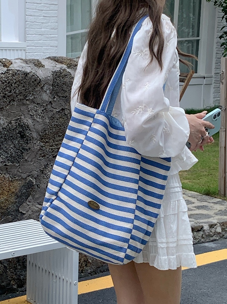 Chic Canvas & Fabric Tote Bag - Everyday Shoulder Carry