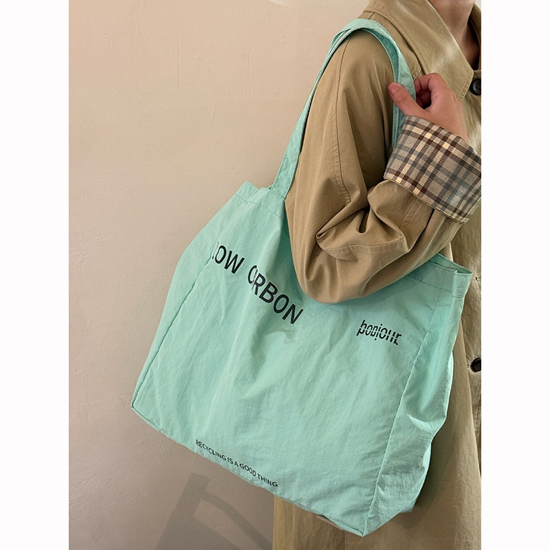 Eco-Friendly Low Carbon Tote Bag - Lightweight & Stylish