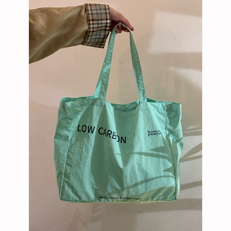 Eco-Friendly Low Carbon Tote Bag - Lightweight & Stylish