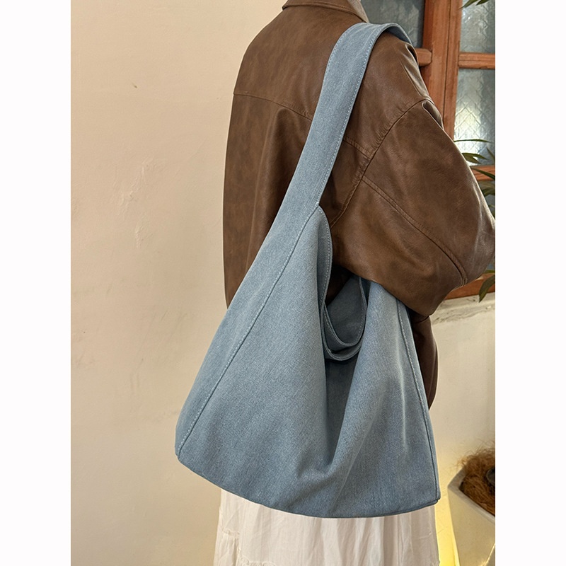 Casual Canvas Hobo Bag - Everyday Shoulder Tote