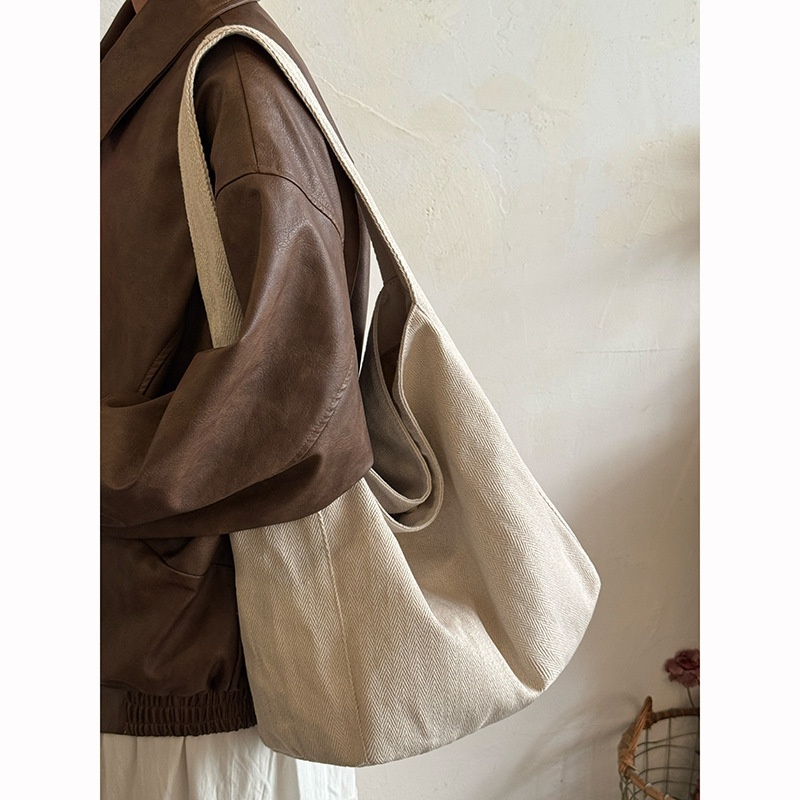 Casual Canvas Hobo Bag - Everyday Shoulder Tote
