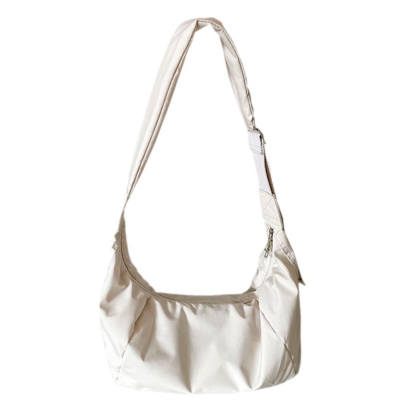 Casual Nylon Crescent Shoulder Bag - Everyday Crossbody