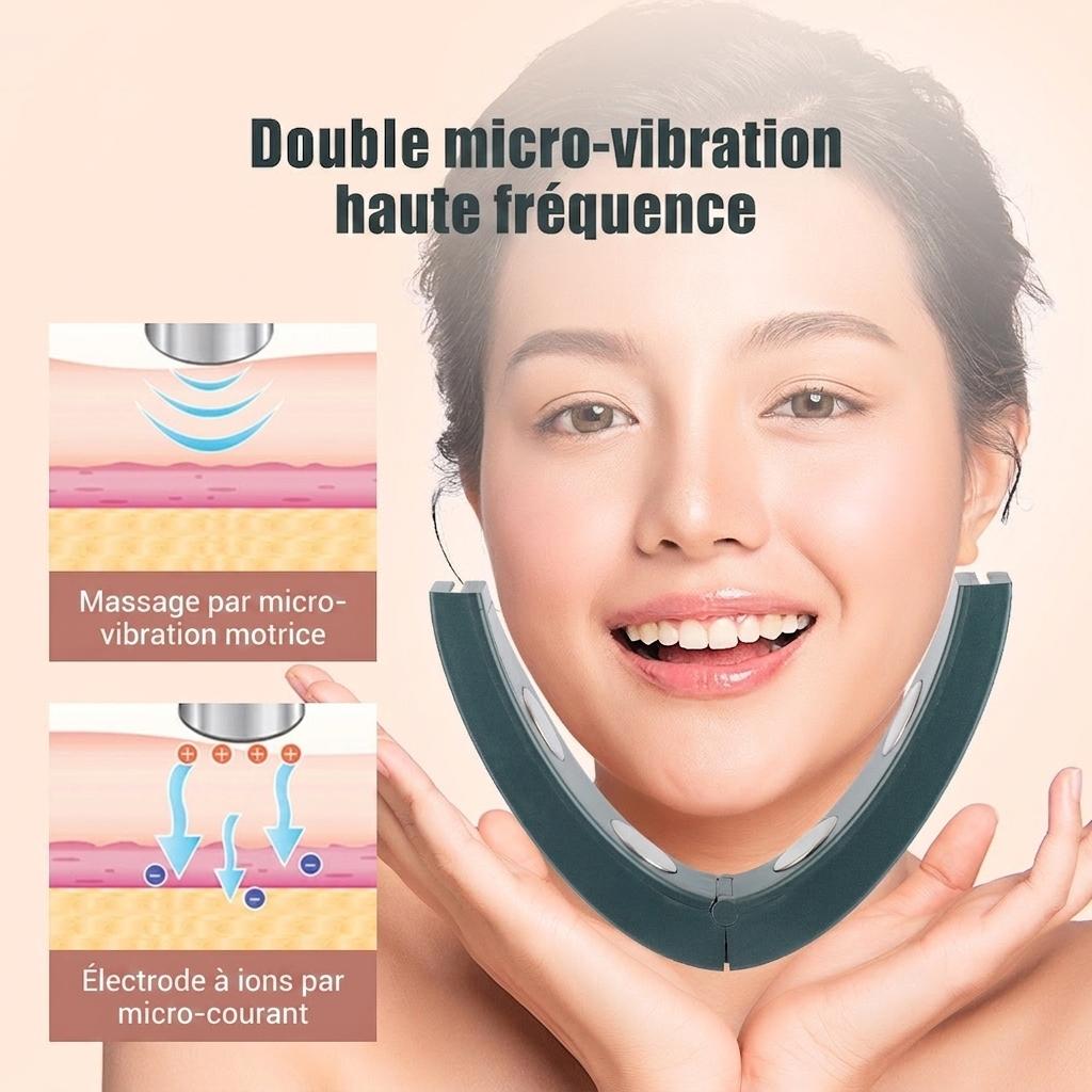 Appareil de massage liftant le visage en V | Dispositif de remodelage facial à micro-courant
